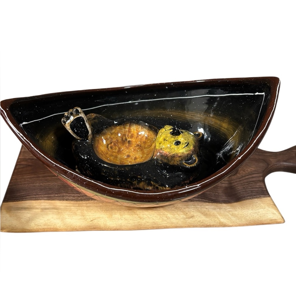 2002 Julie Ueland for Enesco chip and dip set